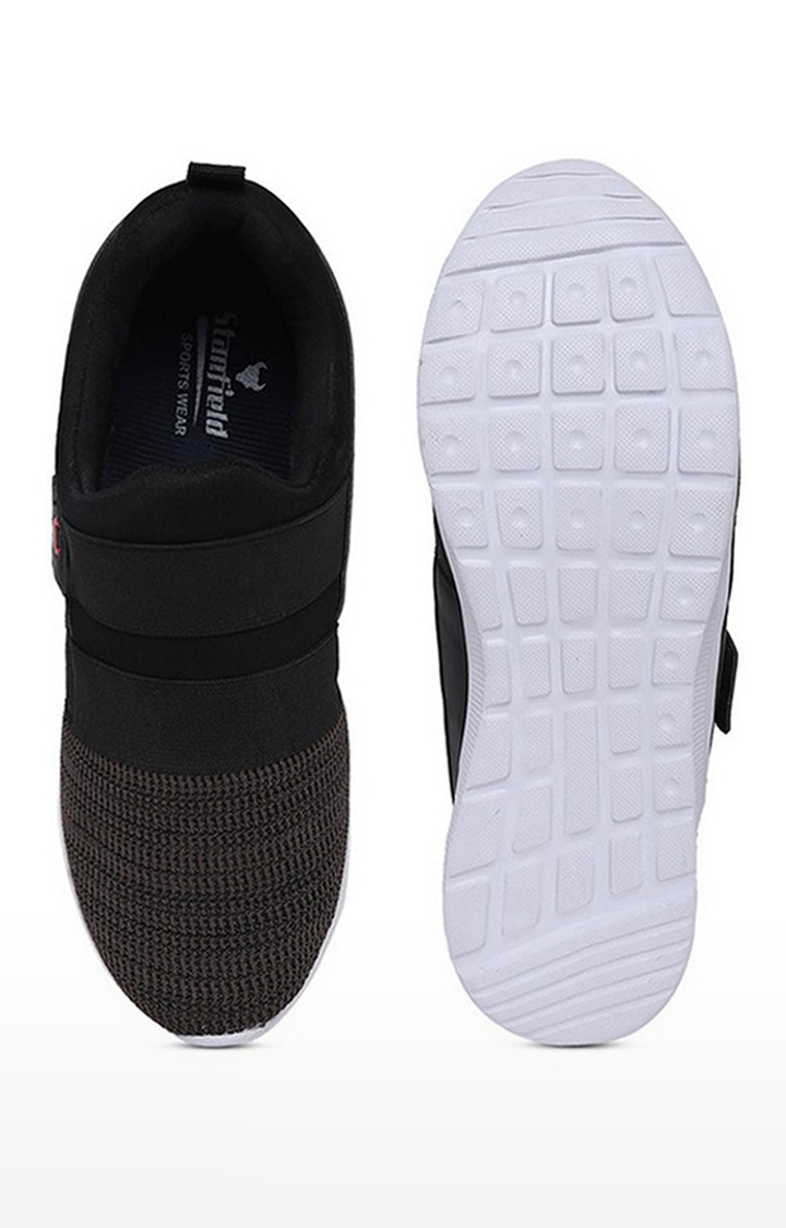 Stanfield | Stanfield Sf Walkathon Men's Slip-On Shoe Grey & Black 3