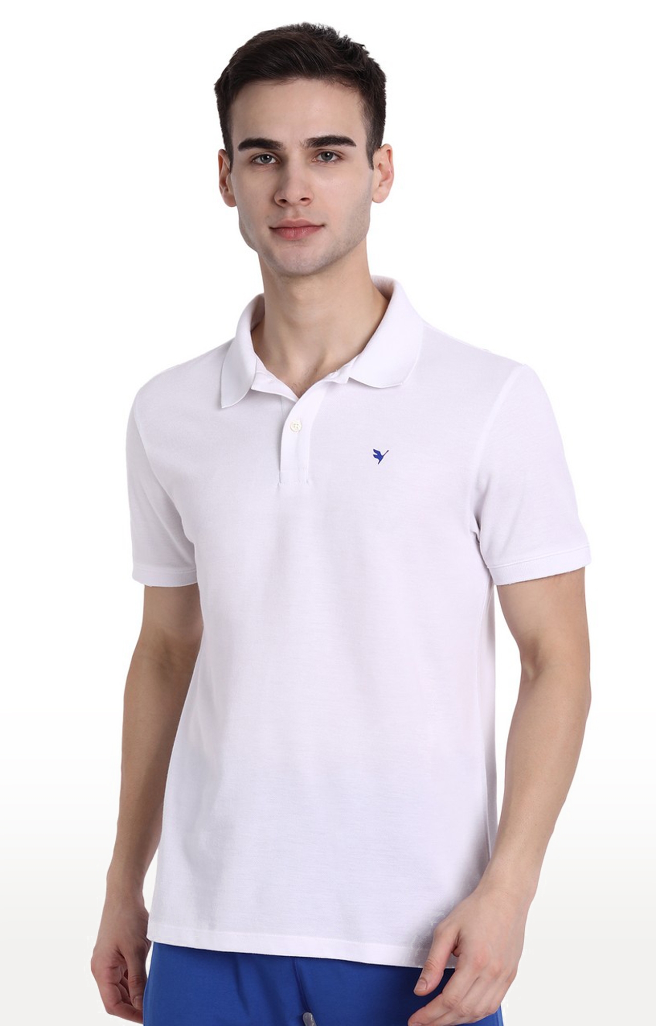 Am Swan | Cotton Rich Half Sleeve Collar T-Shirts