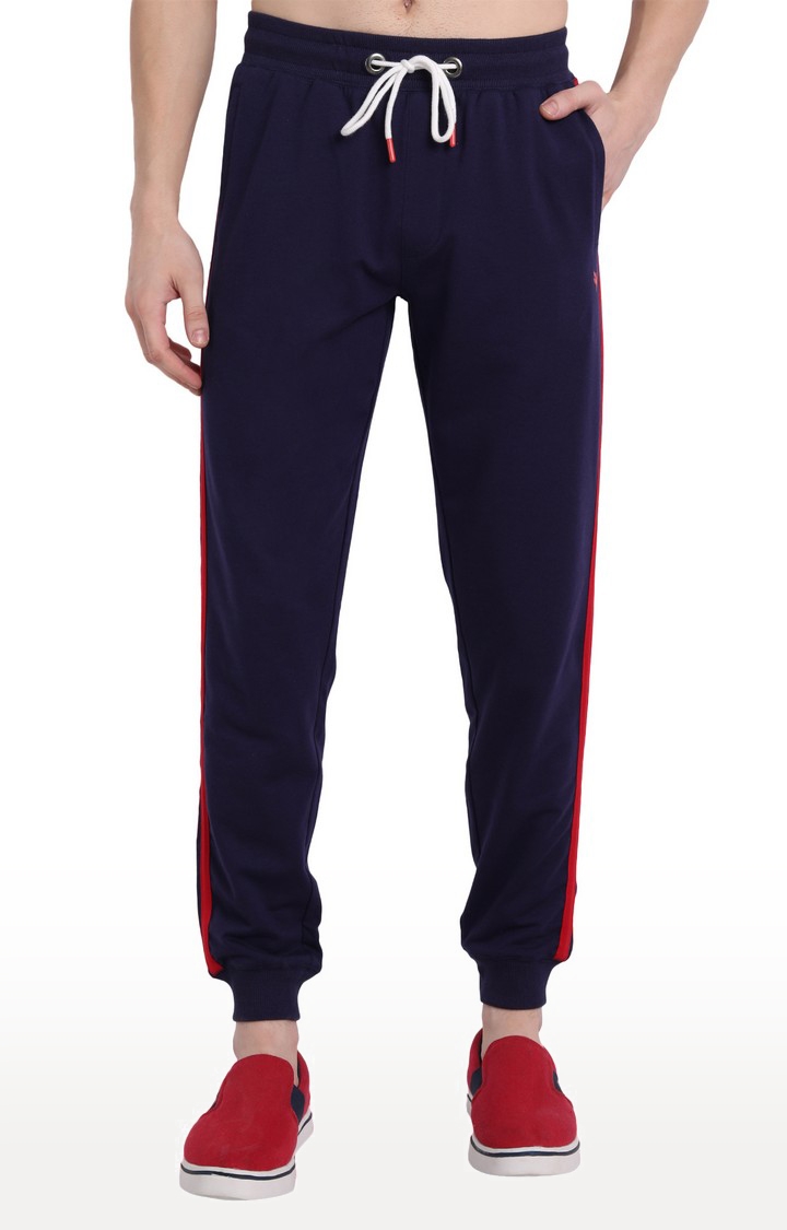Cotton Rich Lycra with Printed Tape Track Pants