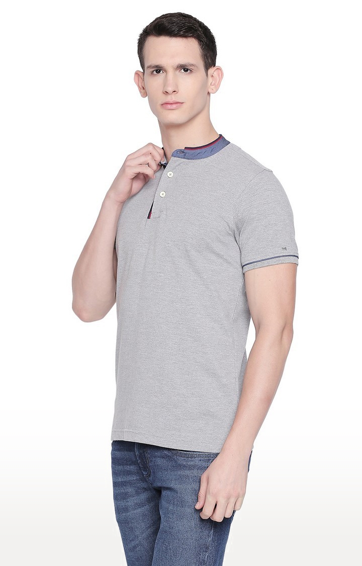 Grey Solid T-Shirts
