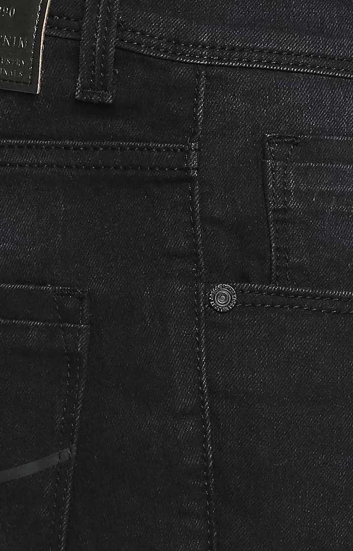 Basics | Black Solid Jeans 4