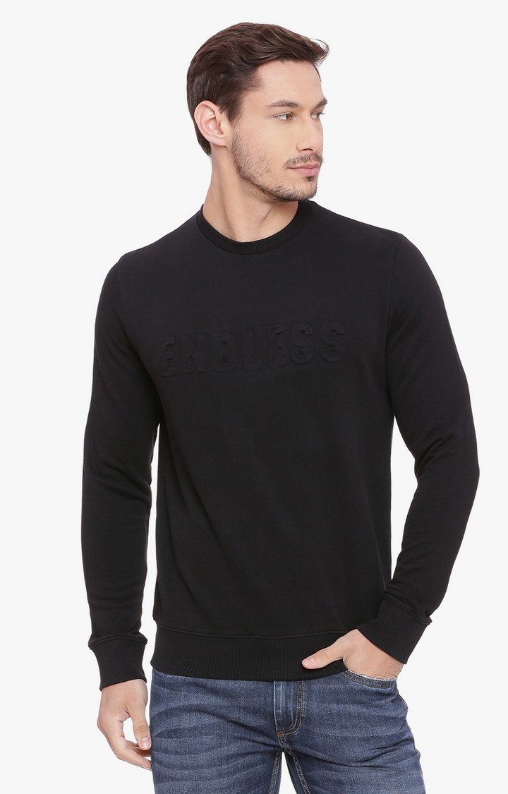 Basics | Black Solid Sweaters
