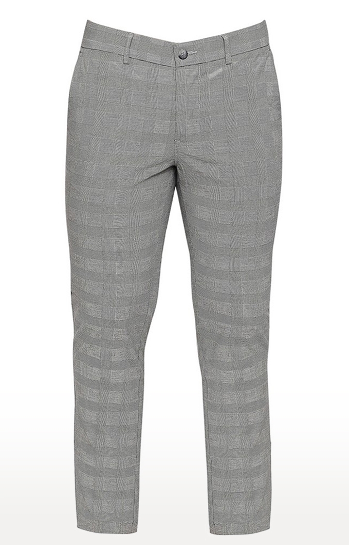 Basics Tapered Fit Turbulence Grey Stretch Trouser