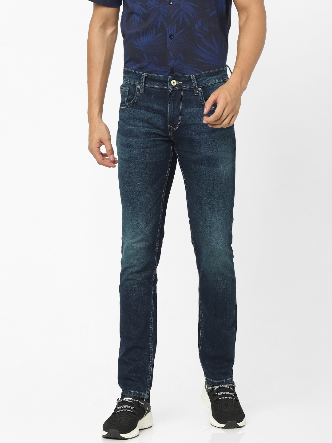 celio | Navy Straight Fit Jeans