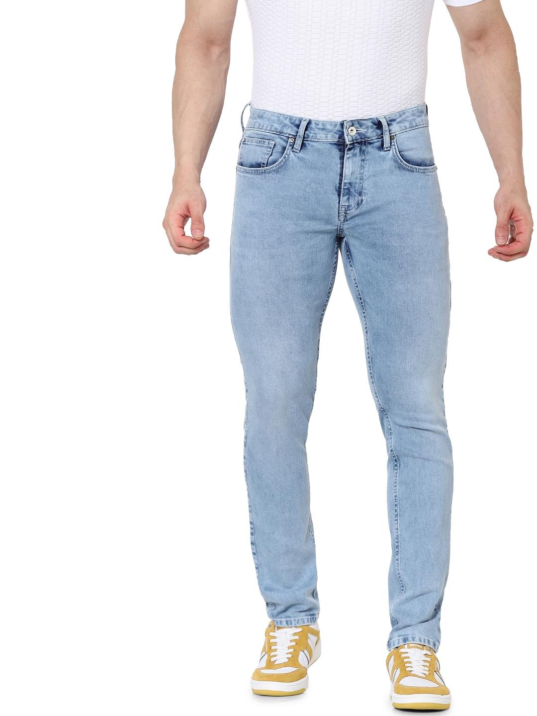 celio | Light Blue Straight Fit Jeans