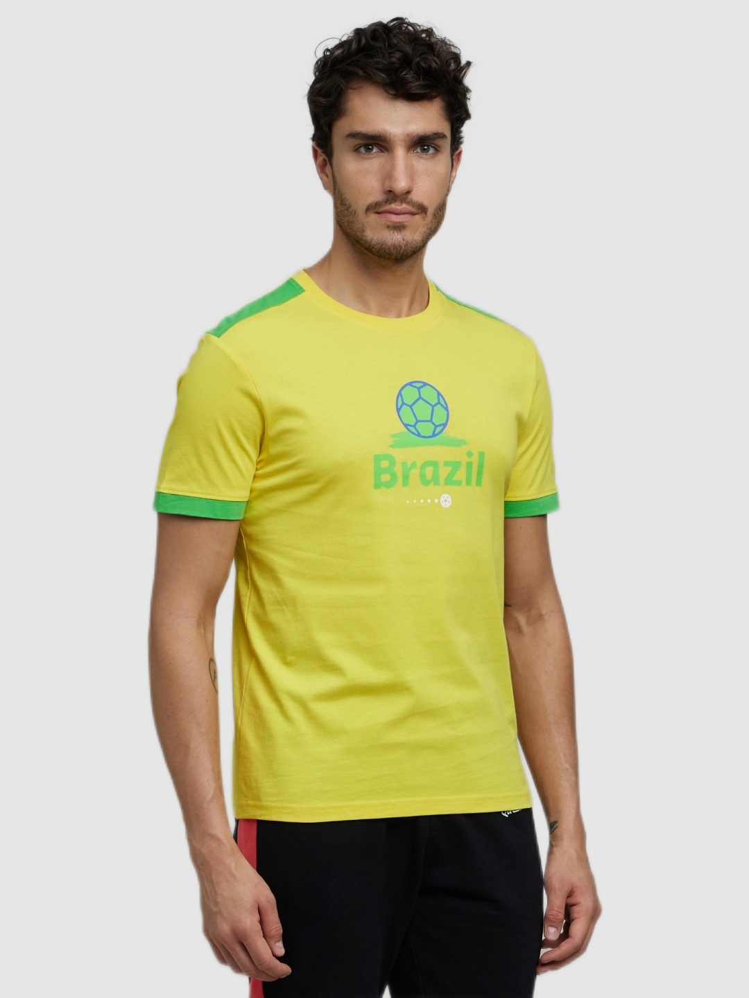 celio | Celio Men's FIFA Yellow Graphic T-shirt