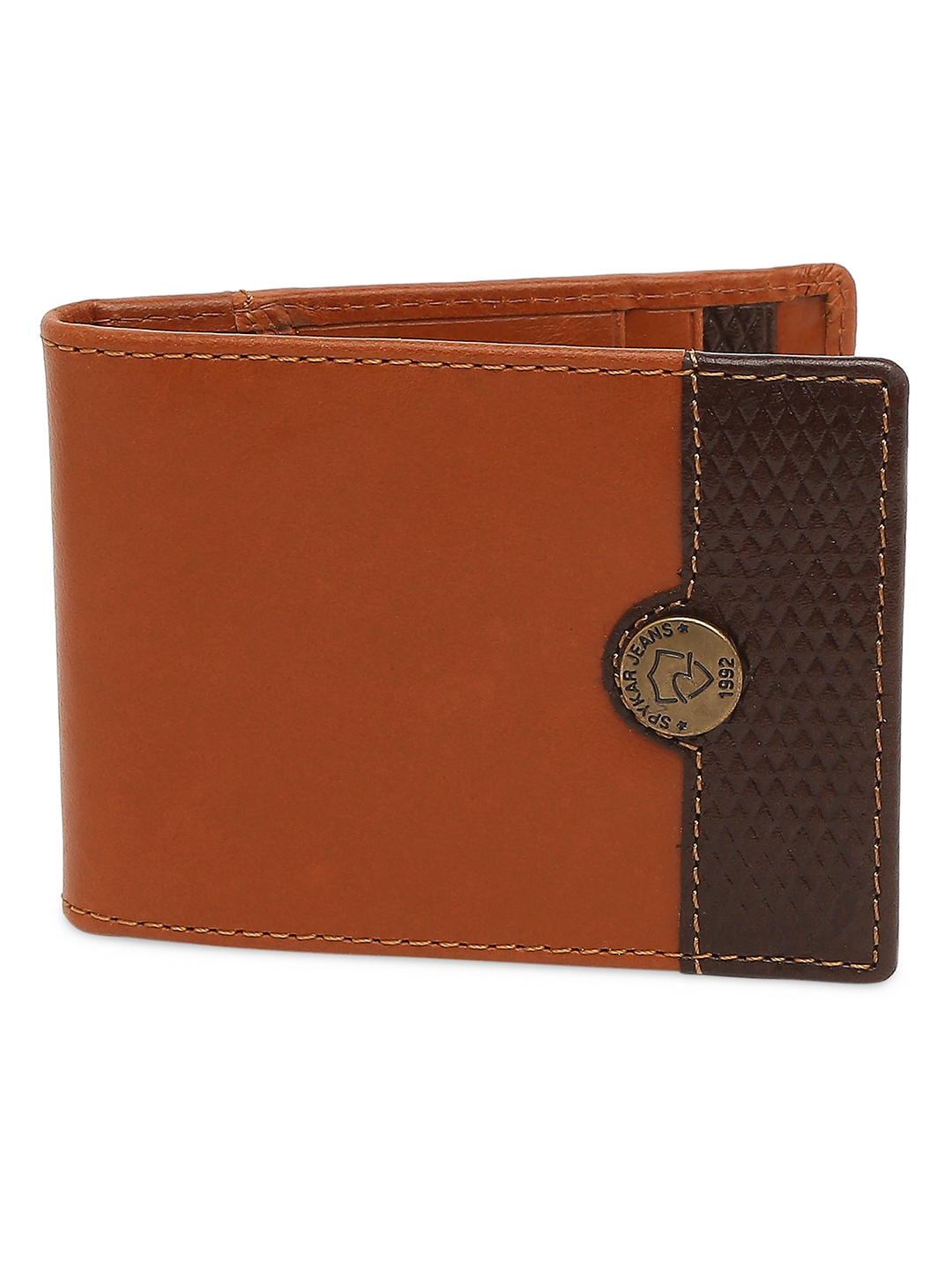 Spykar | Spykar Tan Leather Wallet