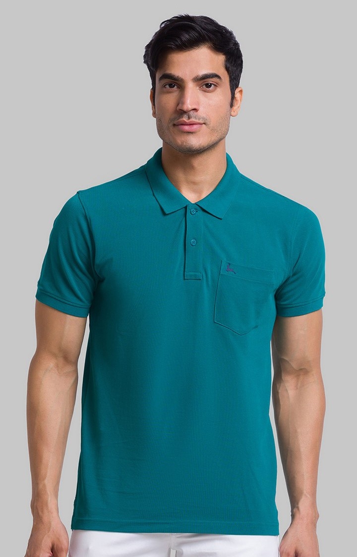 PARX | PARX Regular Fit Green T-Shirt For Men