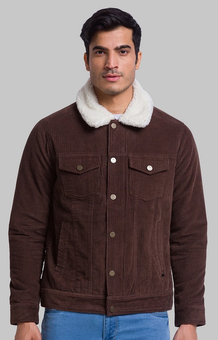 PARX | PARX Regular Fit Brown Activewear Jackets For Men
