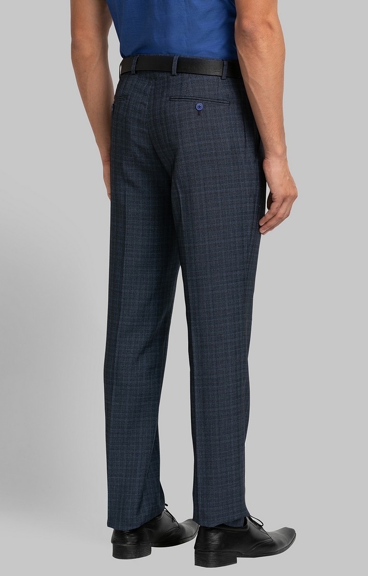Raymond Slim Fit Blue Formal Trouser For Men