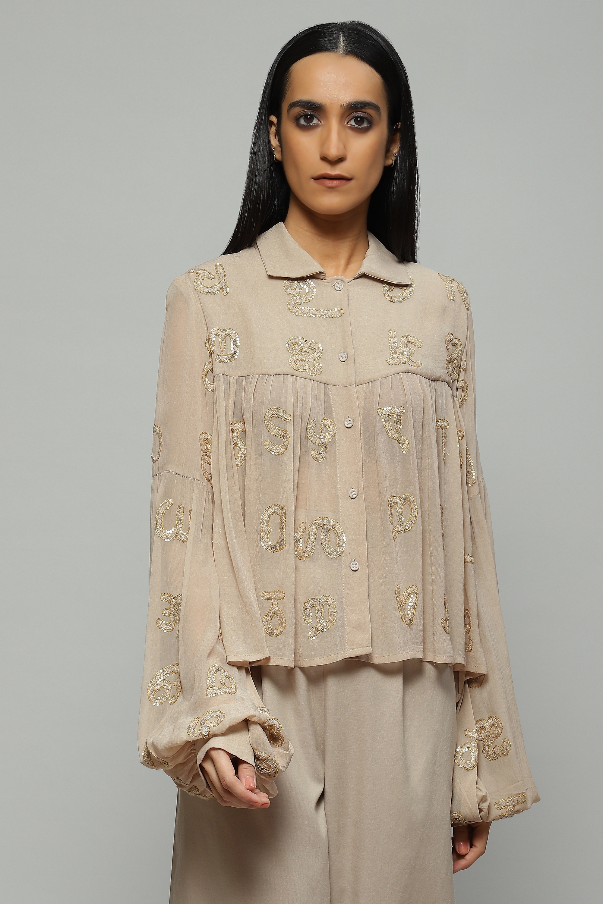 ABRAHAM AND THAKORE | Embroidered And Sequinned Top