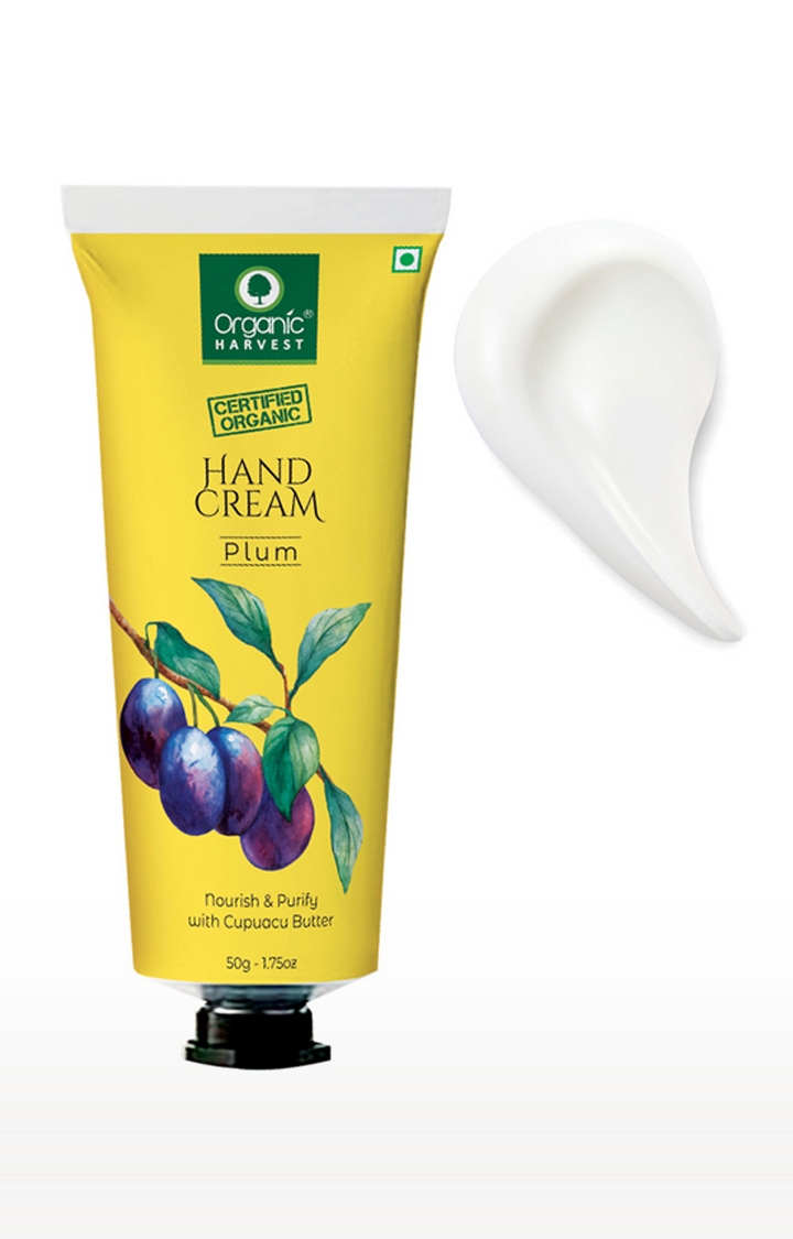Organic Harvest | Organic Harvest Hand Cream, Plum, 50gm