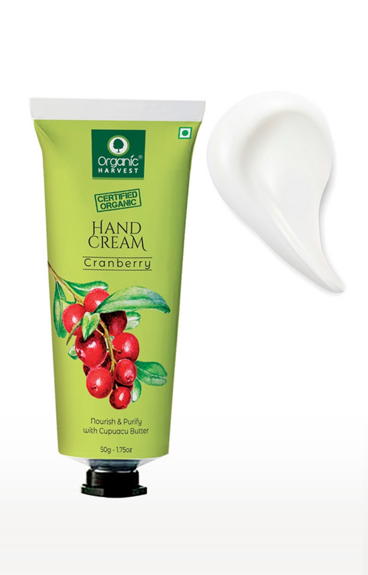 Organic Harvest | Organic Harvest Hand Cream - Cranberry, 50gm