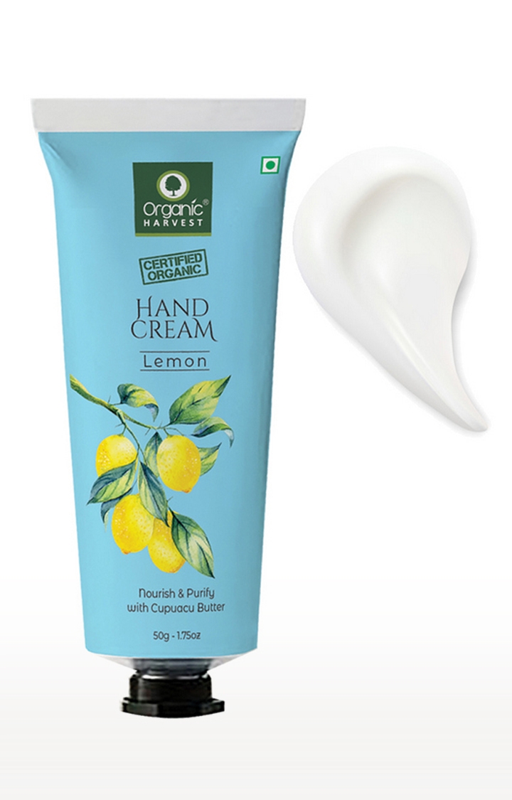 Organic Harvest | Organic Harvest Hand Cream Lemon, 50gm