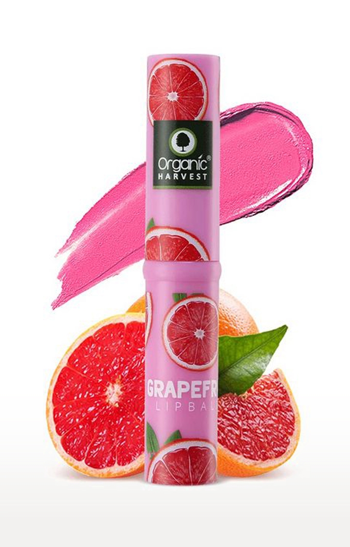 Organic Harvest | Organic Harvest Grapefruit Lip Balm with Mango Butter for Dry and Chapped Lips, 3gm