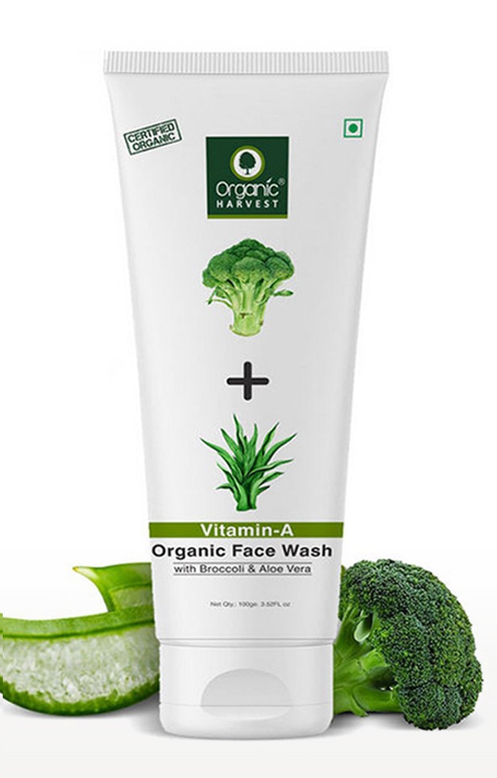 Organic Harvest | Organic Face Wash - Vitamin-A ,100g