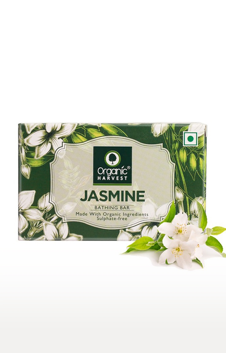 Organic Harvest Jasmine Bathing Bar, 125gm