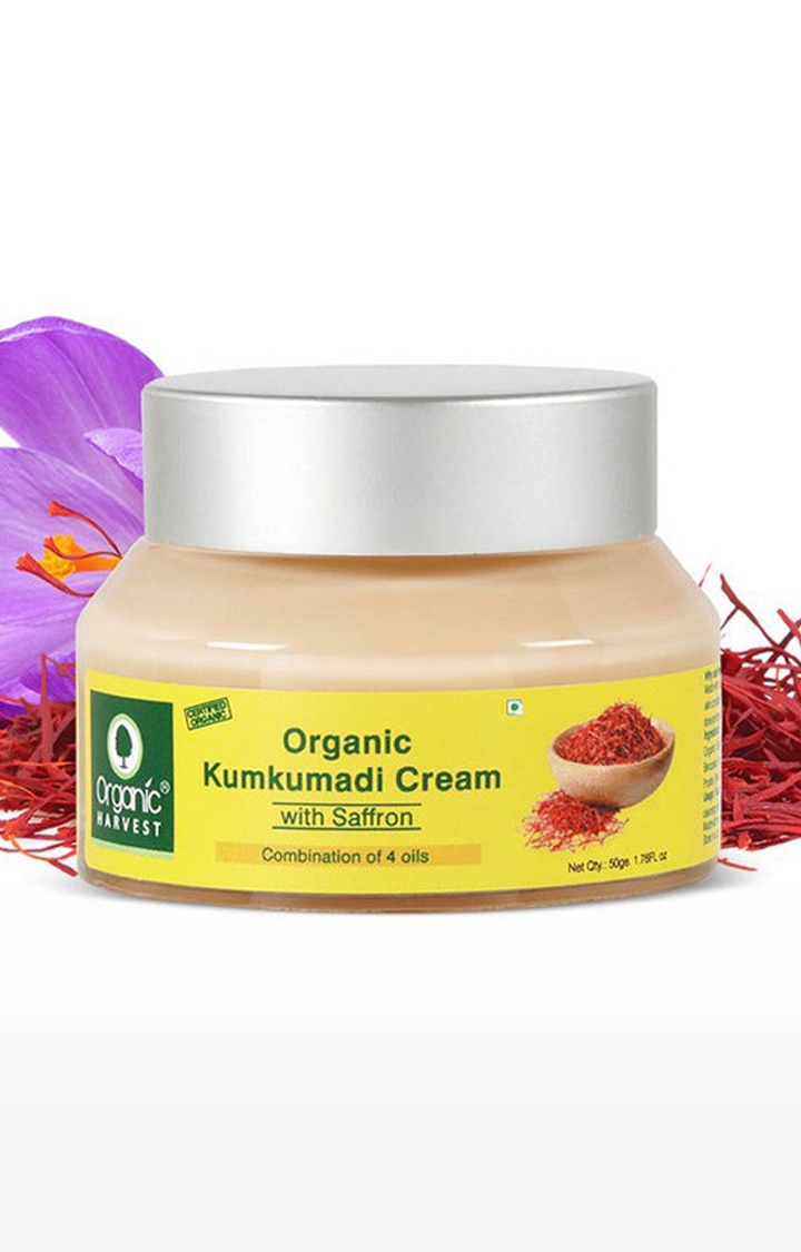 Organic Harvest | Organic Kumkumadi Cream With Saffron, 50 gm