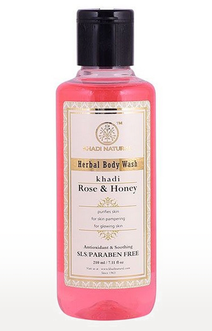 Khadi Natural | Khadi Natural Rose and Honey Body Wash Sls and Paraben Free 