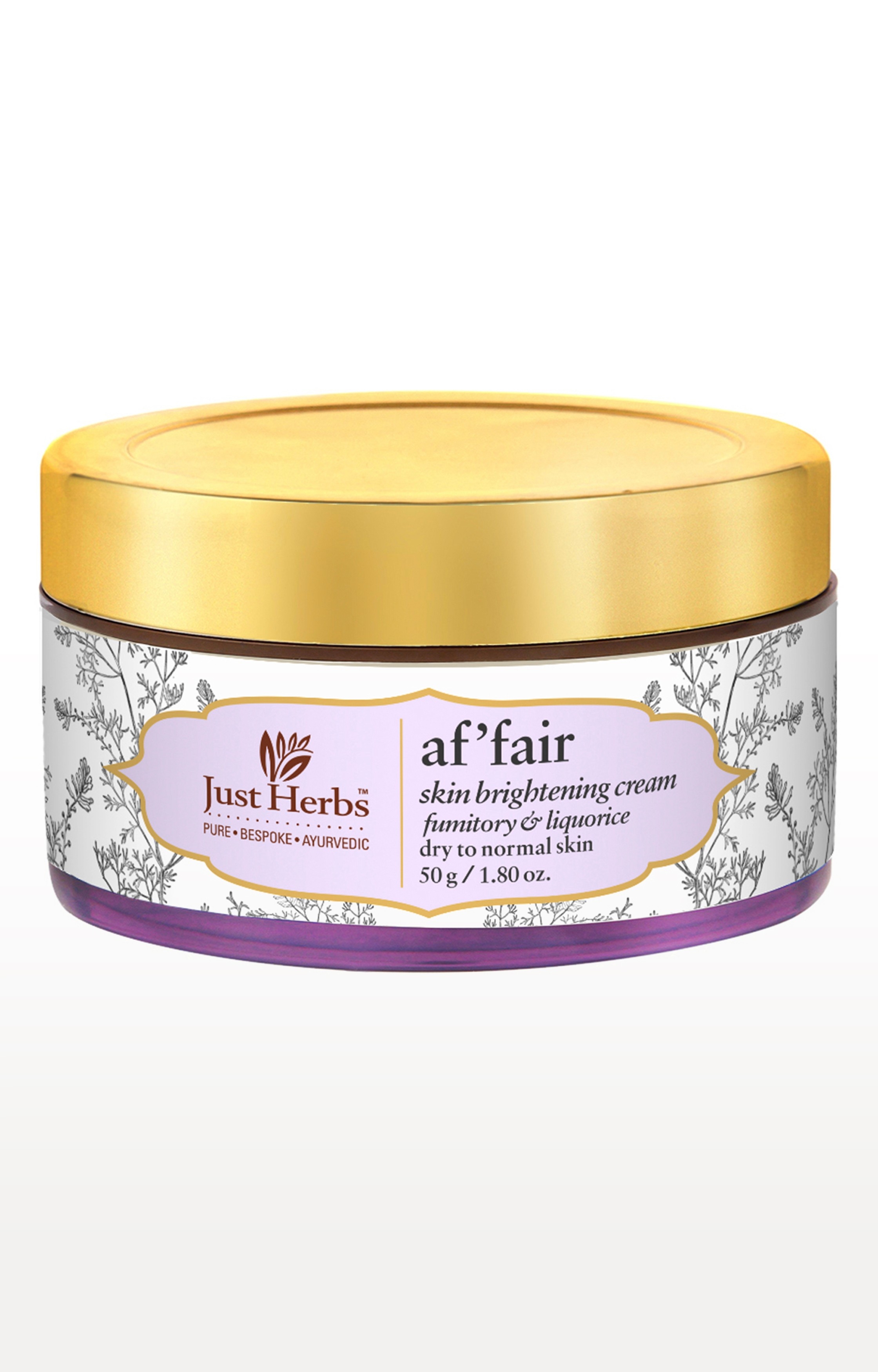 Just Herbs | Af’fair Fumitory-Liquorice Skin Brightening Cream