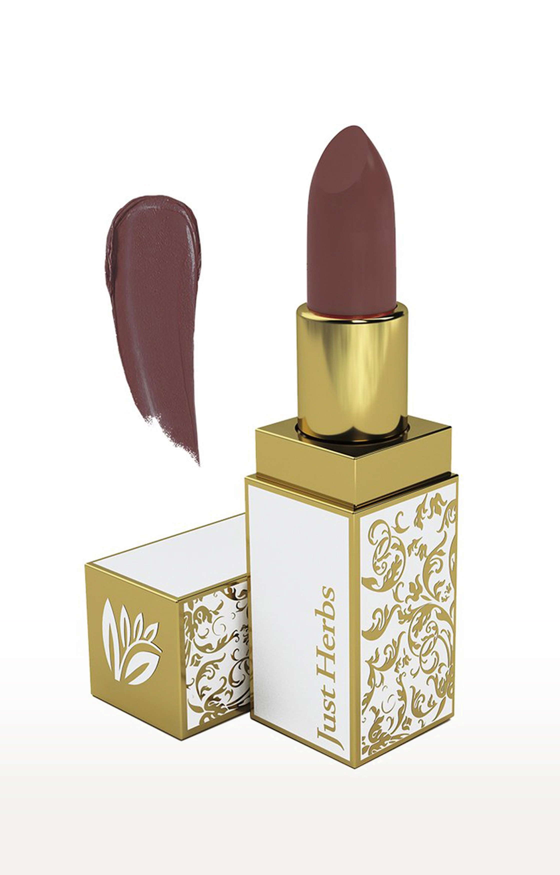 Just Herbs | Just Herbs Herb Enriched Ayurvedic Lipstick (Plum Brown, Shade no. 10)