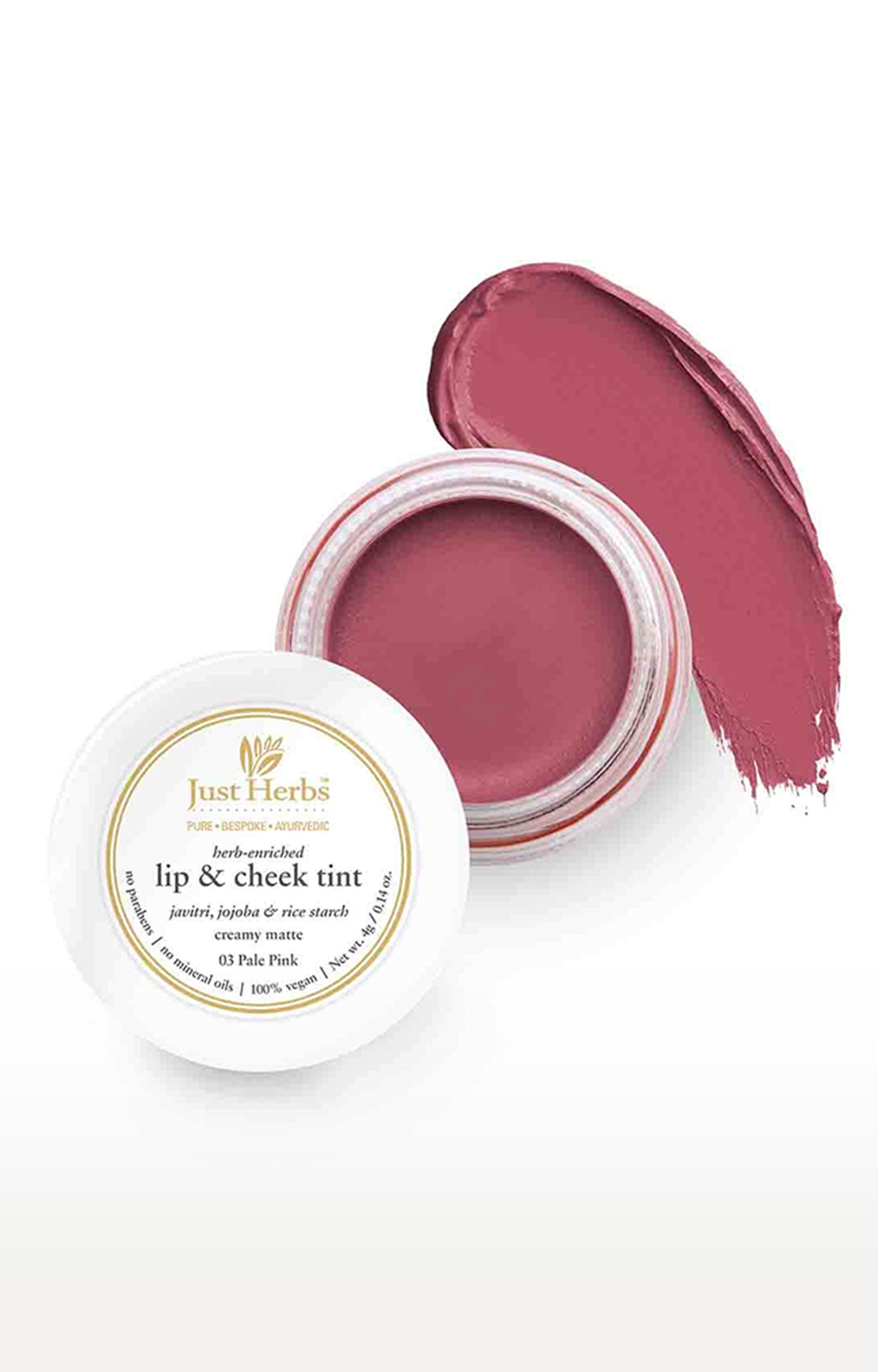Just Herbs | Just Herbs Lip and Cheek Tint -03 Pale pink