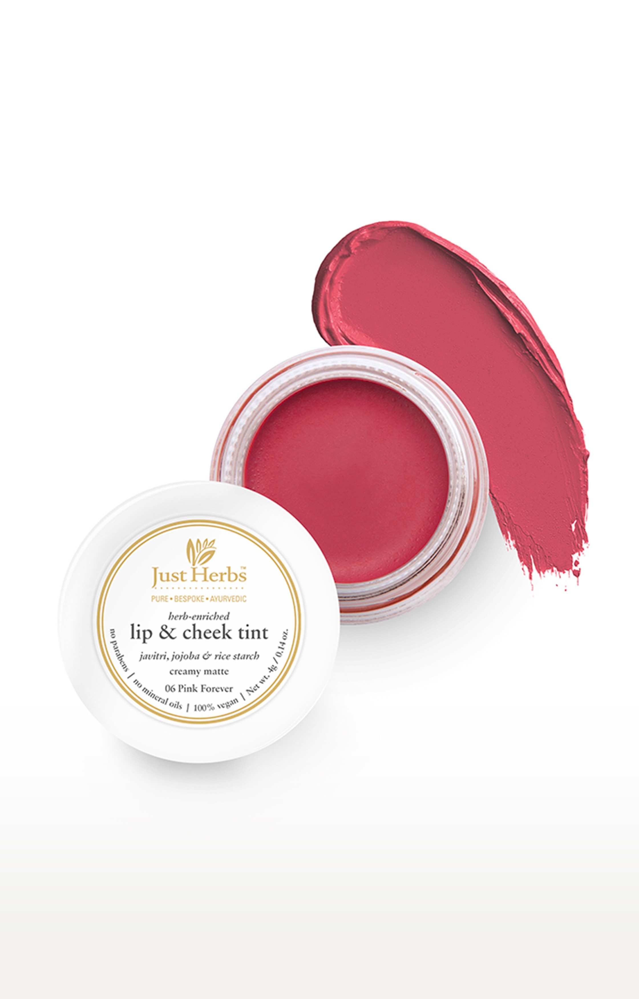 Just Herbs | Just Herbs Lip and Cheek Tint -06 Pink Forever
