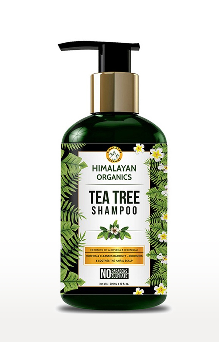 Himalayan Organics | Himalayan Organics Tea Tree Shampoo - Anti Dandruff - No Parabens & No Sulphate - 300ml