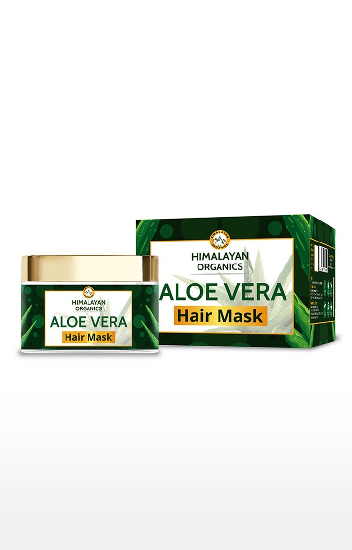 Himalayan Organics | Himalayan Organics Aloevera Hair Mask with Bhringraj | No Parabens & Sulphates, 200 ml