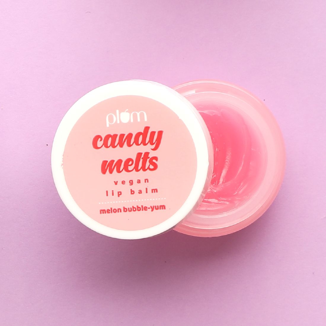 Plum Candy Melts Vegan Lip Balm | Melon Bubble-yum