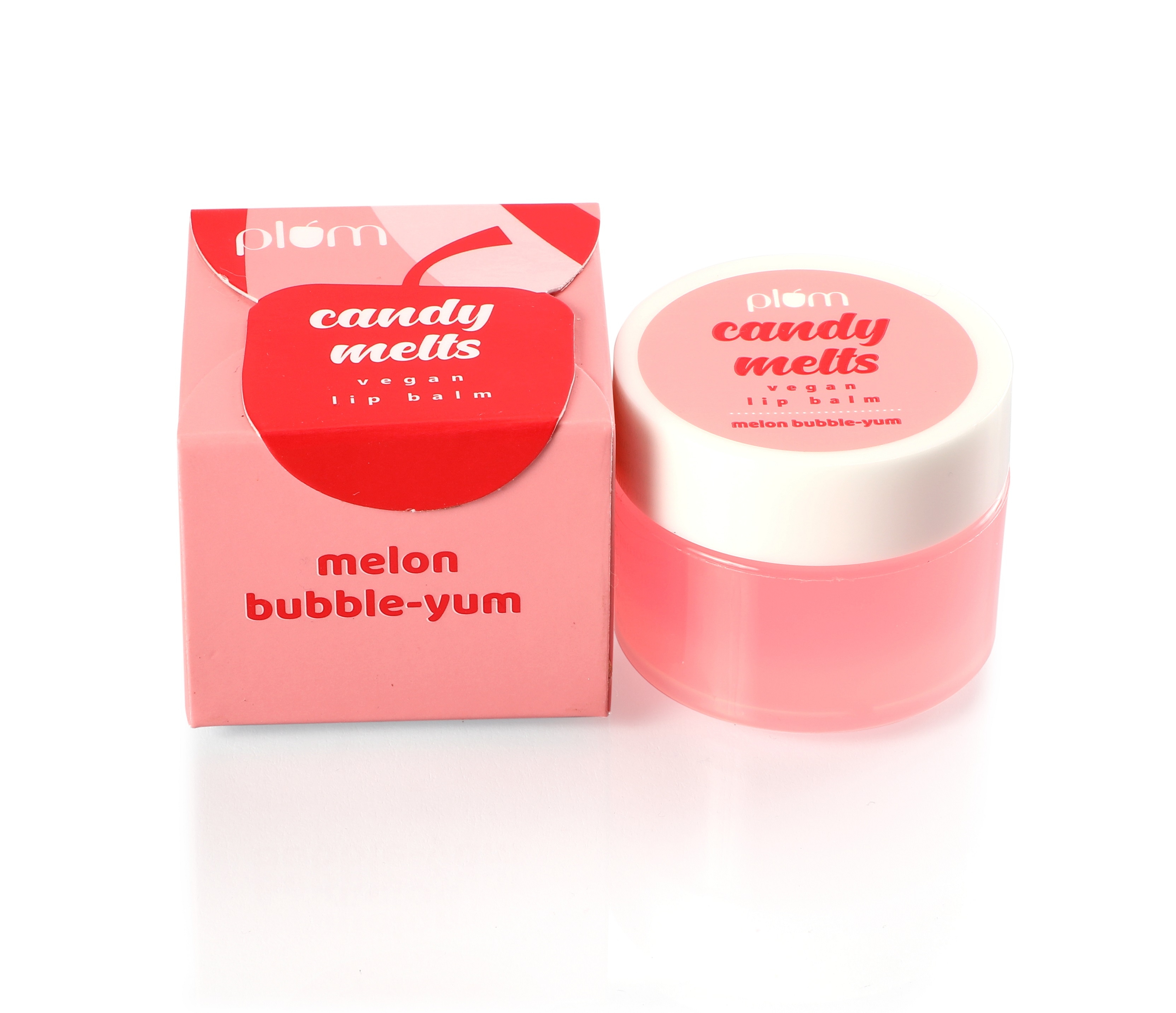Plum Be Good | Plum Candy Melts Vegan Lip Balm | Melon Bubble-yum