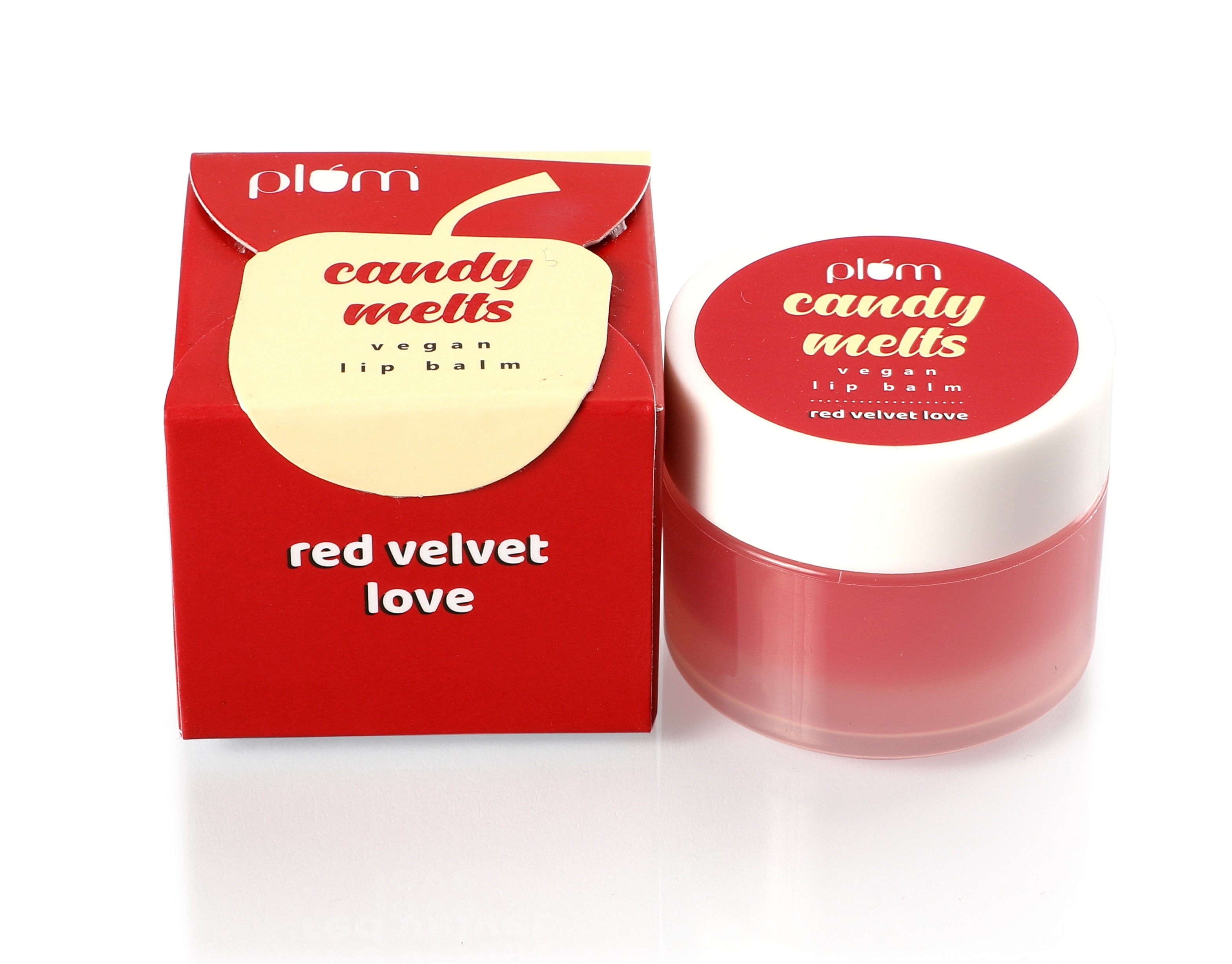 Plum Candy Melts Vegan Lip Balm | Red Velvet Love