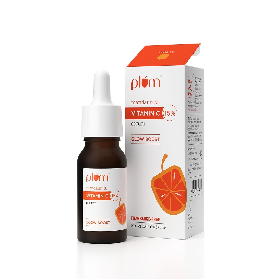 Plum 15% Vitamin C Face Serum with Mandarin | 20 ml