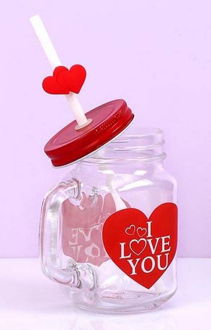 Archies | Archies Love You Ceramic Coffee Mug With Mason Jar For Couple