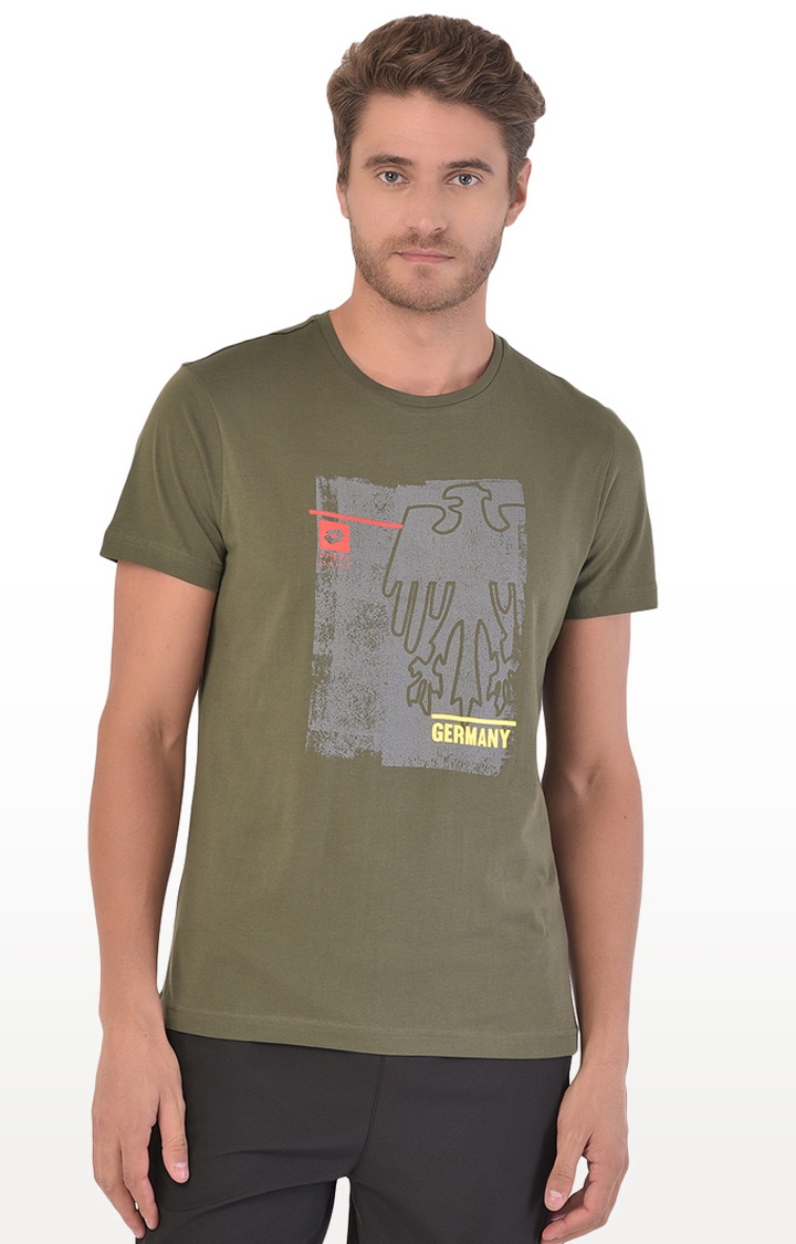 Lotto | Lotto Men's Tee Graphic Js Olive Green Tee