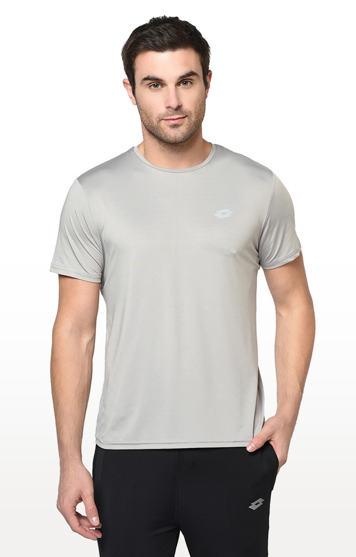 Lotto | Men's Grey Activewear T-Shirts