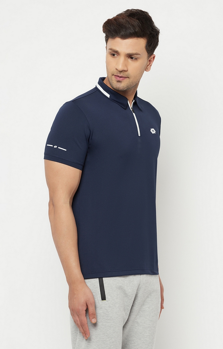 Lotto | Men's Blue Activewear T-Shirts