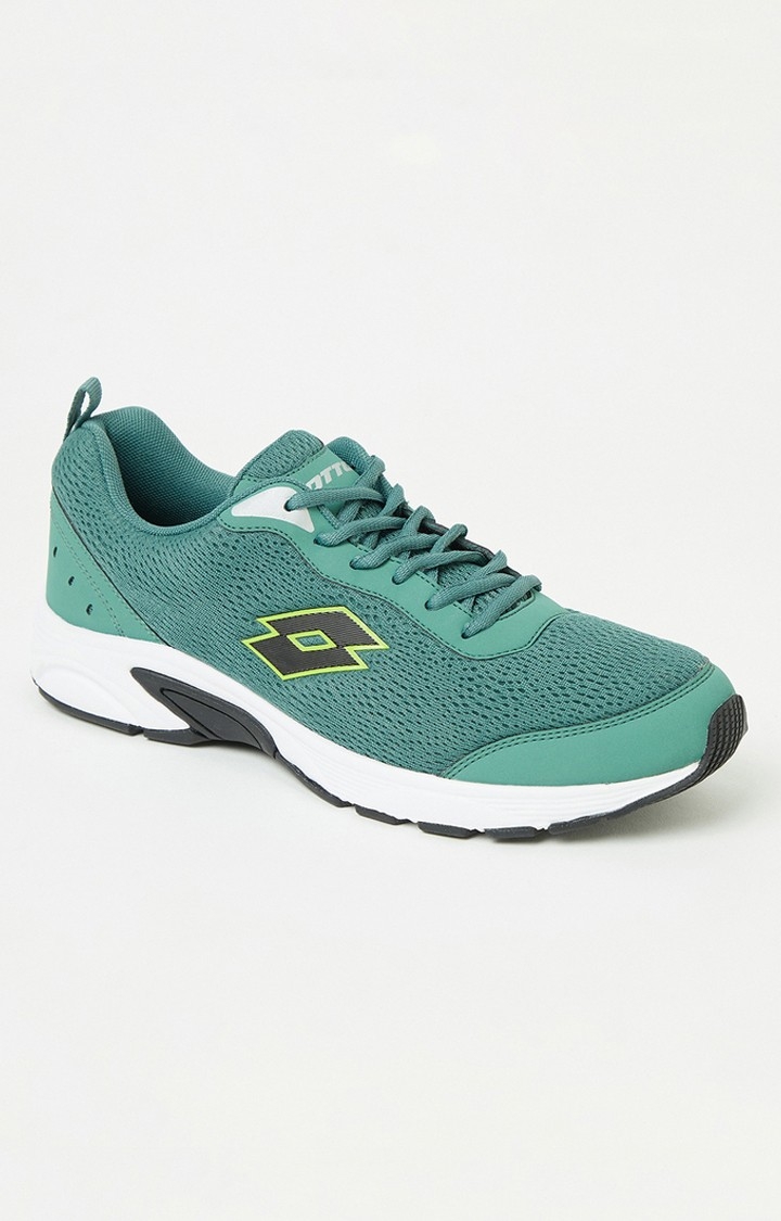 Lotto | LOTTO MEN DONATELLO OLIVE/LIME RUNNING SHOES