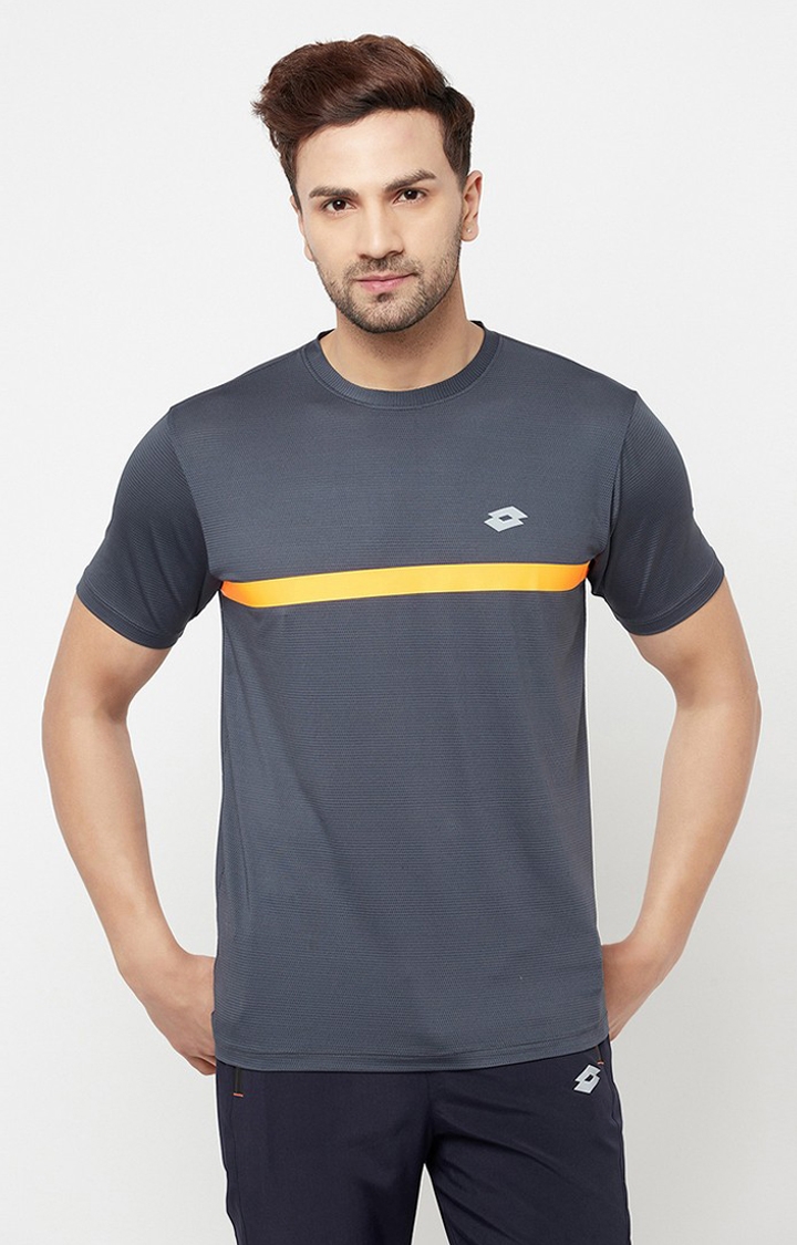 Men's Grey Activewear T-Shirts