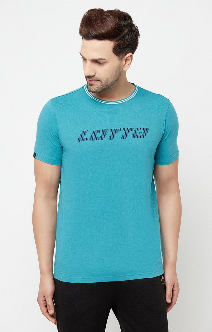 Lotto | LOTTO MEN TOP LOGO CL SEA GREEN TEE
