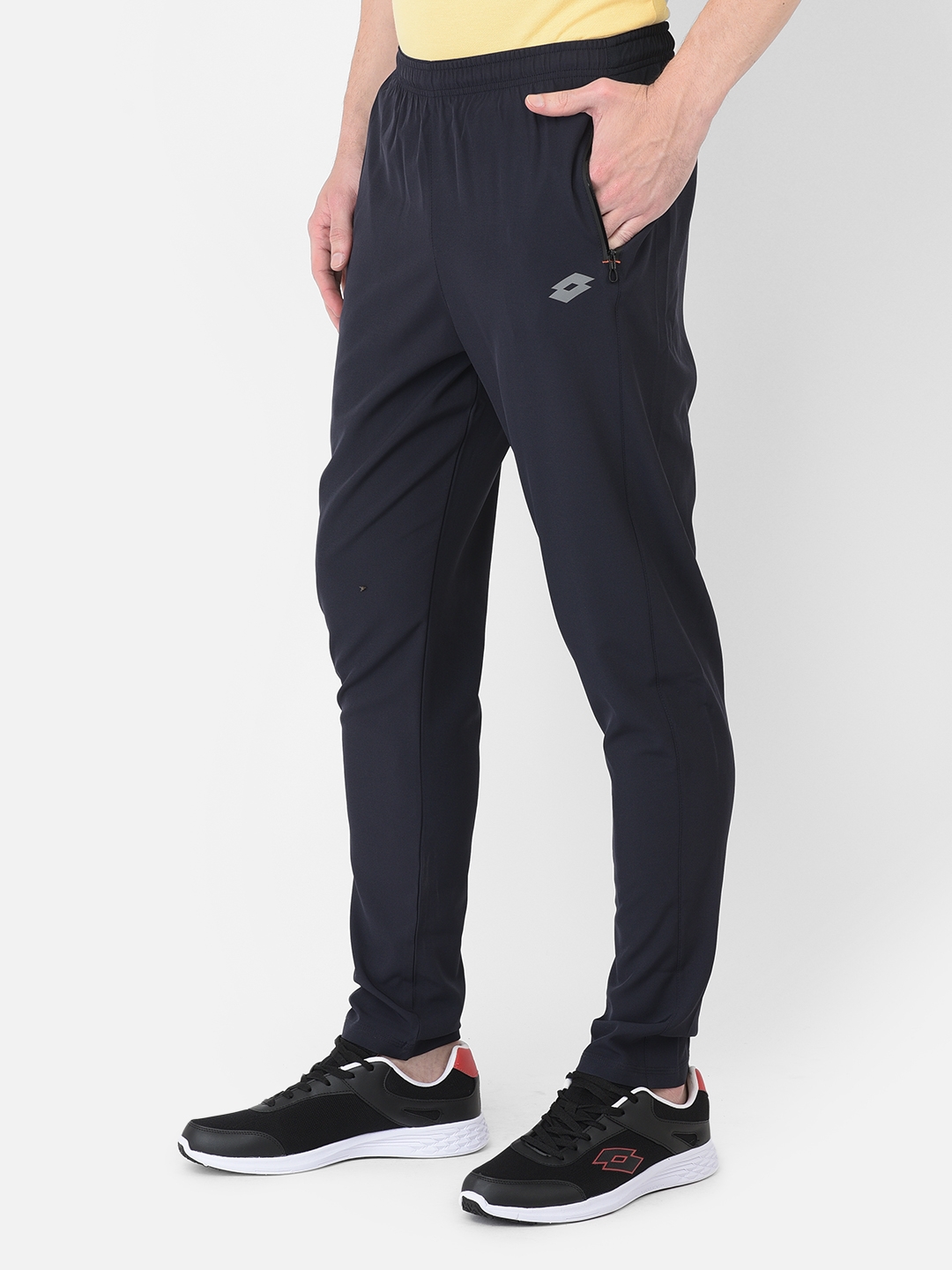 Lotto | LOTTO MEN DUE ATHLETICA NS V NAVY/ RED BOTTOM TRACK PANTS
