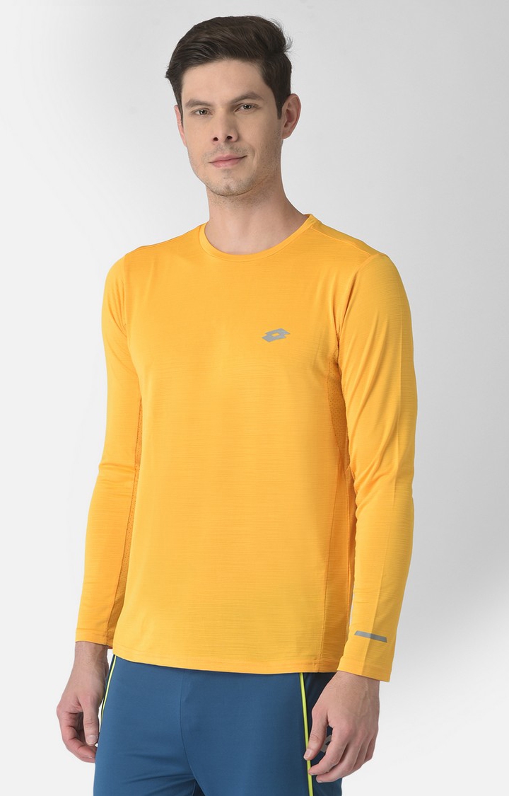 Lotto | Men's Yellow T-Shirts