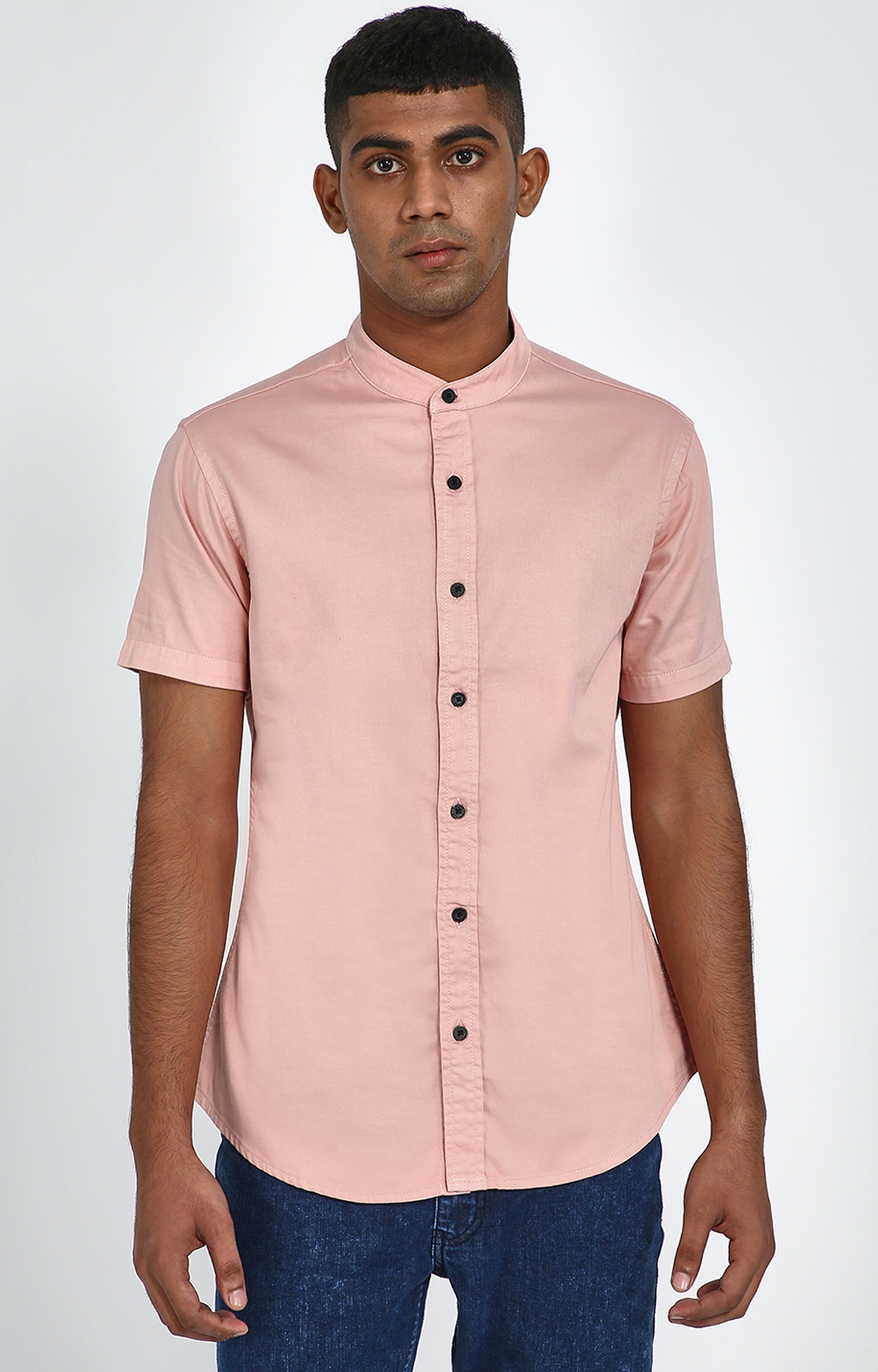 Blue Saint | Blue Saint Men's Pink Slim Fit Shirts