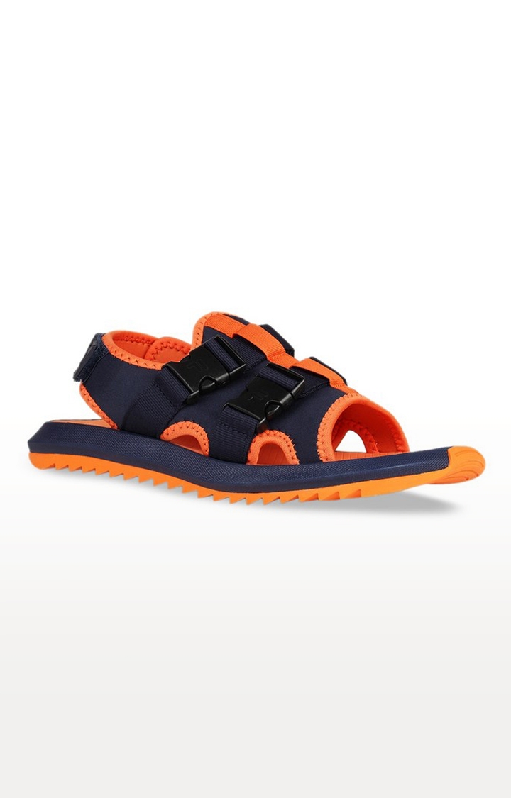 Men's Orange PU Sandals