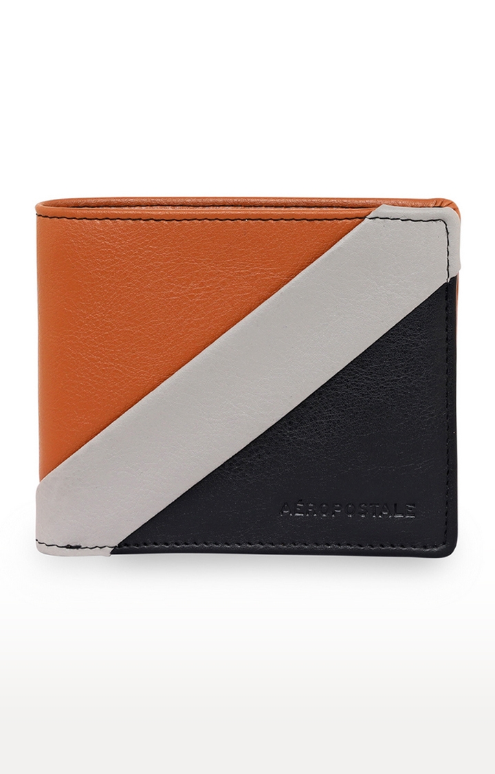 Aeropostale Arlo Men's Wallet Bifold Vegan Leather (Multicolour)