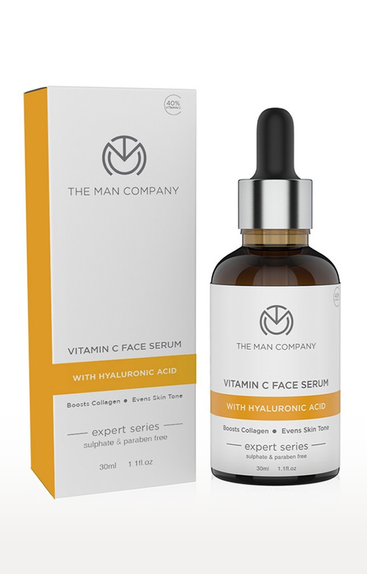 The Man Company | The Man Company 40% Vitamin C Face with Hyaluronic Acid for Brightening and AntiAging 