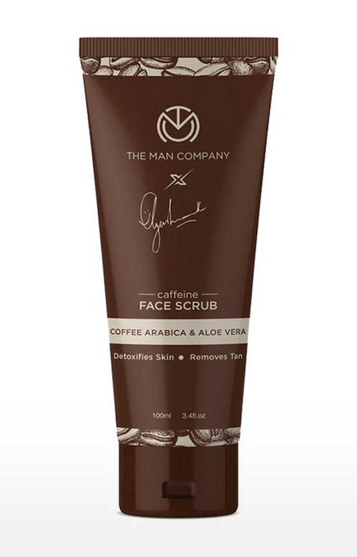 The Man Company | The Man Company Caffeine Face Scrub by Ayushmann Khurrana with Coffee Arabica and Aloe Vera Scrub 