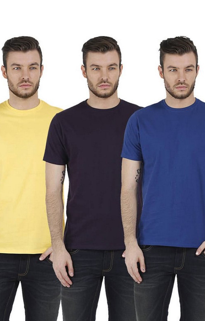 Basics | Multicolour Solid T-Shirts