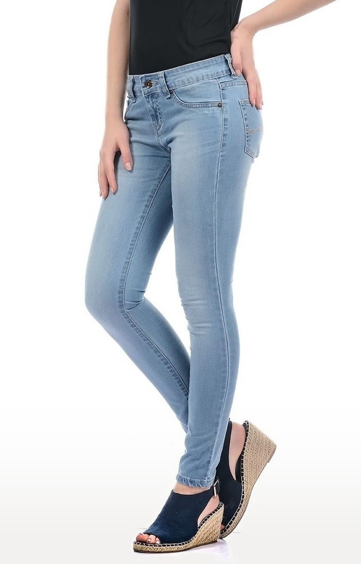 Women's Blue Skinny Jeans