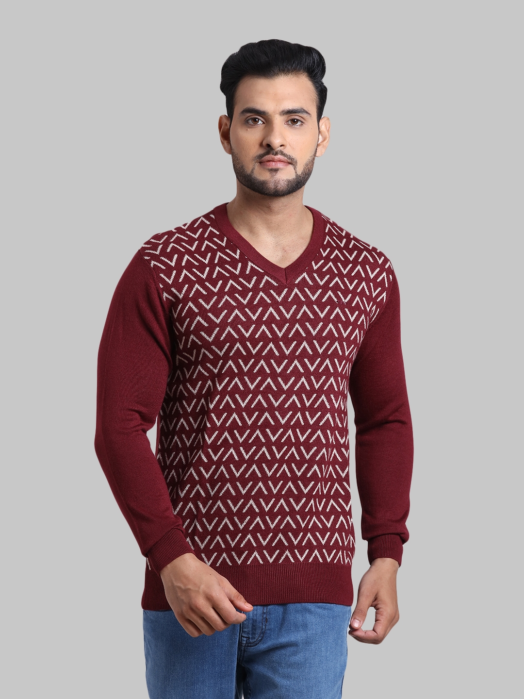 ColorPlus Dark Maroon Sweater